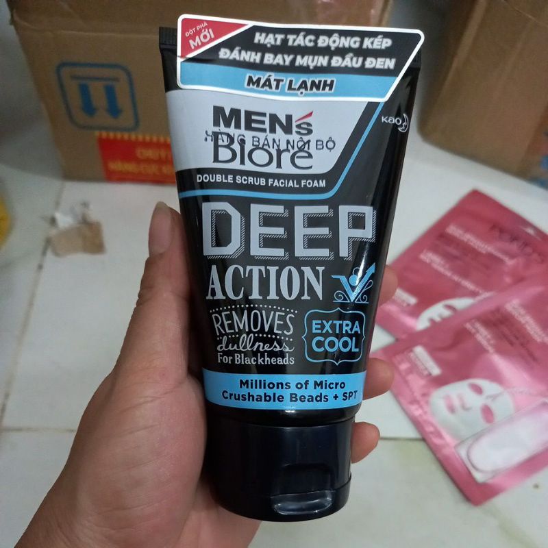 Sữa rửa mặt Biore men 100g