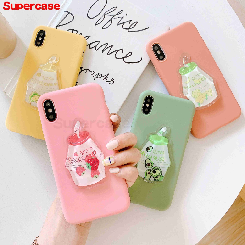 For Samsung Galaxy M01 Note 20 Plus M51 M31 A21S M30S M21 A11 M11 M20S M10S A31 A21 A01 A41 Cases Cartoon Banana Milk Strawberry fruit Soft Back Cover