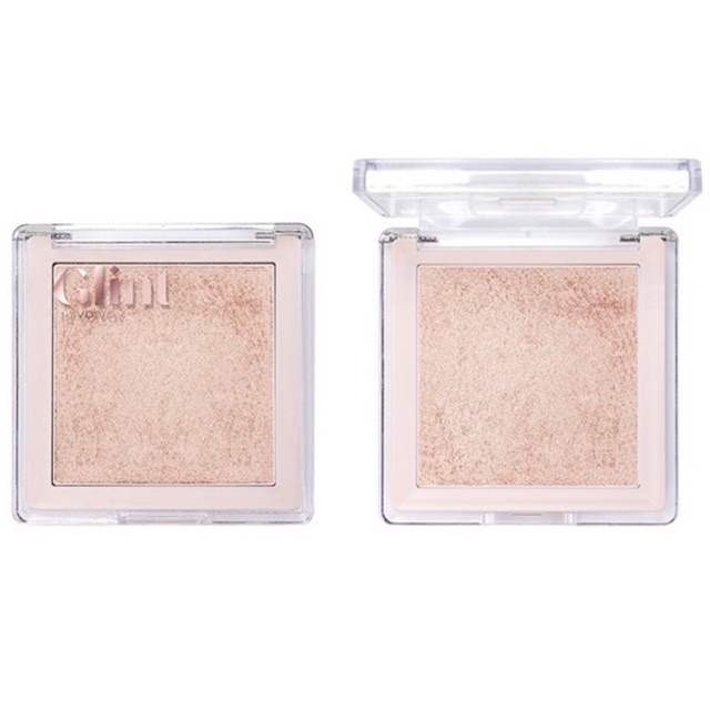 Glint by VDIVOV - Highlighter “Dewy Moon”  | phấn bắt sáng sâm panh vàng