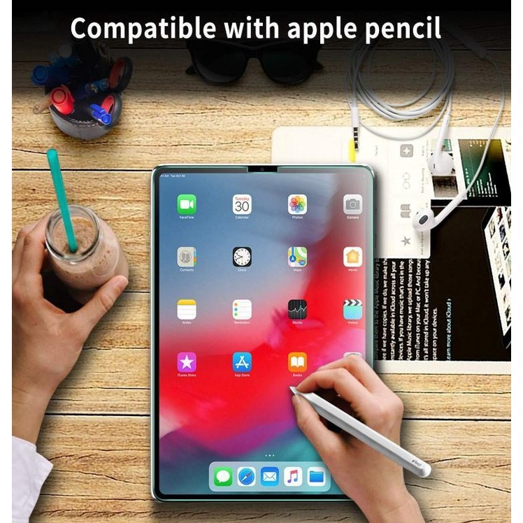 Dán kính cường lực cho iPad Pro 11/12.9 inch 2020/2021 M1, Air 3/4 (10.5/10.9 inch), iPad Mini 2019/Gen 6/7/8/9 (10.2&quot;)