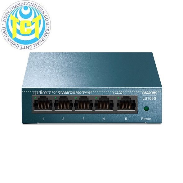 TP-LINK LS105G Bộ chia mạng để Bàn 5 Cổng 10/100/1000Mbps Vỏ sắt