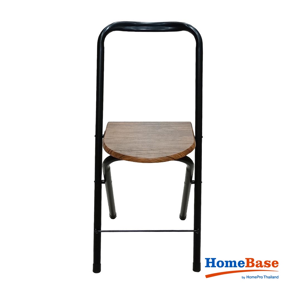 HomeBase FURDINI Ghế đa năng có thể gấp BRIEF bằng thép W36XD45XH76CM màu nâu đậm