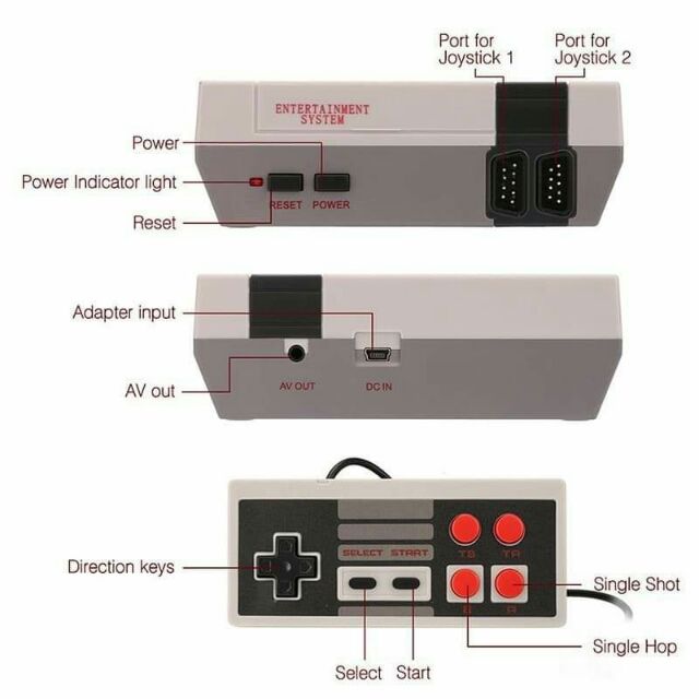 Máy Chơi Game 4 nút NES Classic 620 Trò Chơi