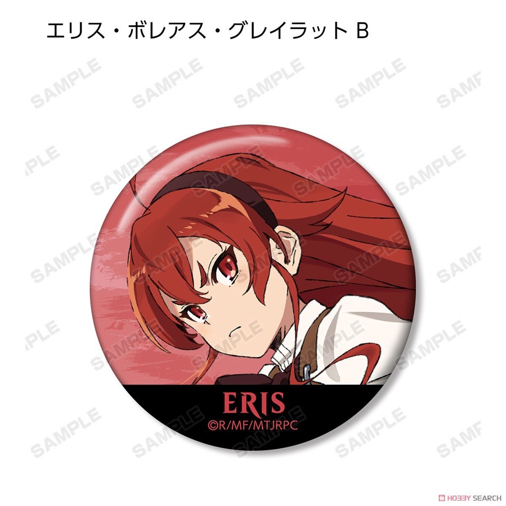 Huy hiệu cài áo IN HÌNH Mushoku Tensei Thất nghiệp chuyển sinh anime chibi dễ thương m01