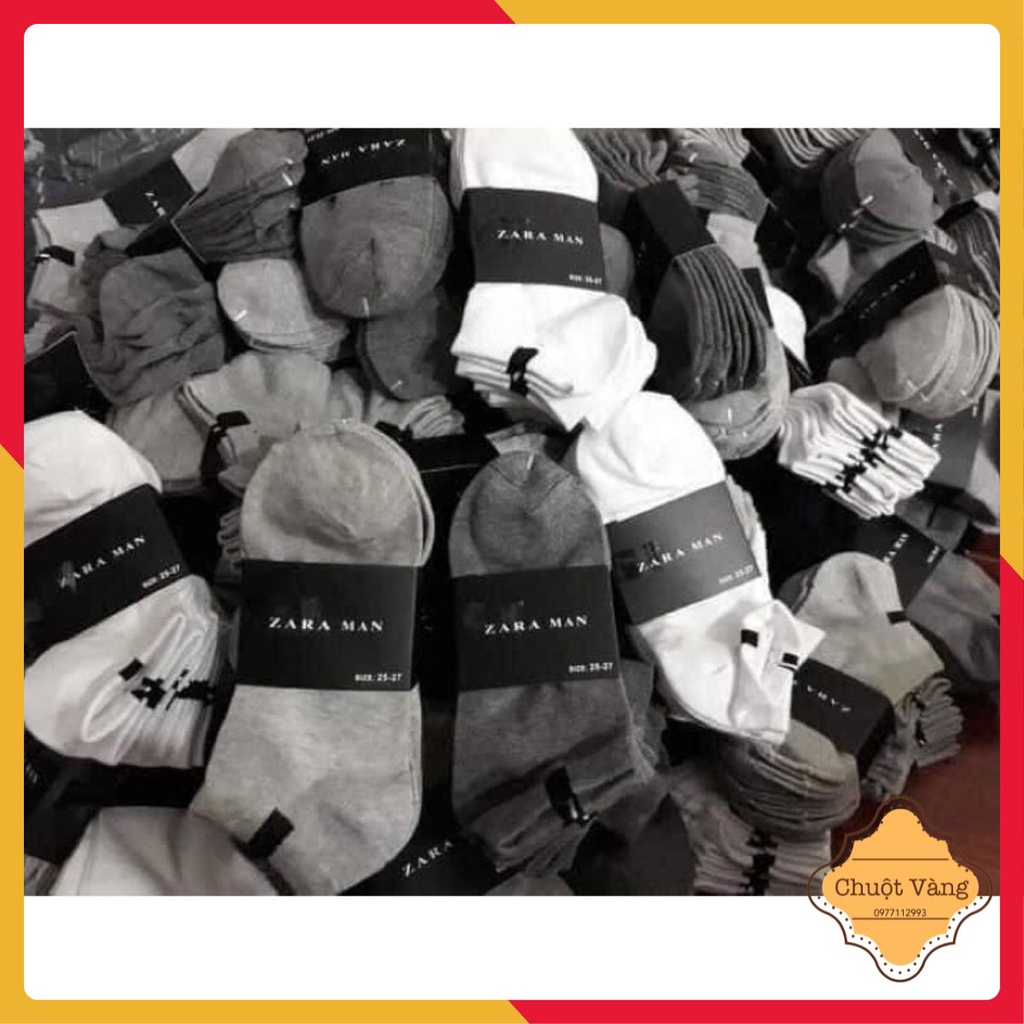 Set 10 tất, vớ nam cổ ngắn