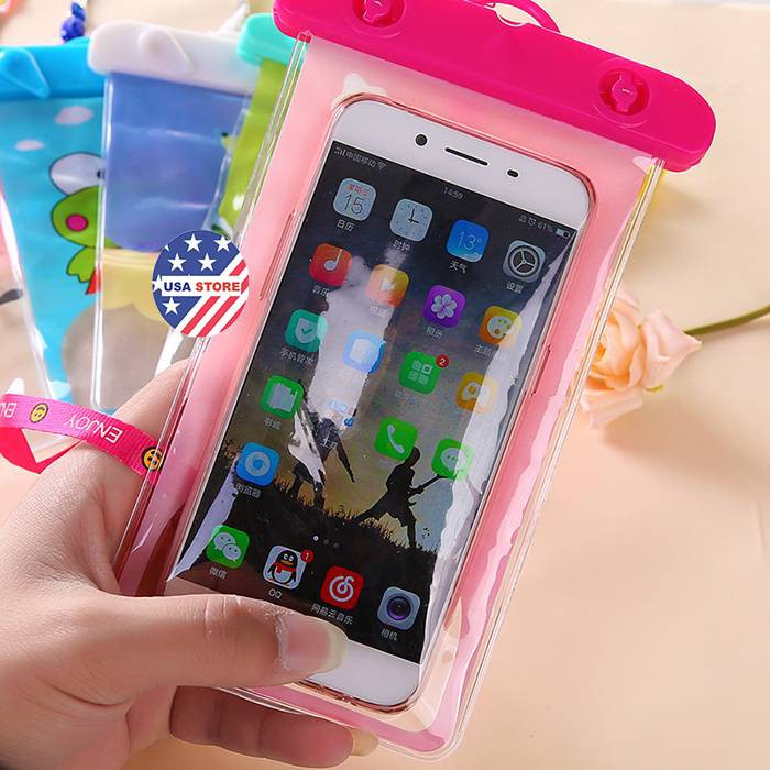 [Tổng Kho Sỉ] Bao Đựng ĐIện Thoại Chống Nước 100% Hình Cute - Đi Biển