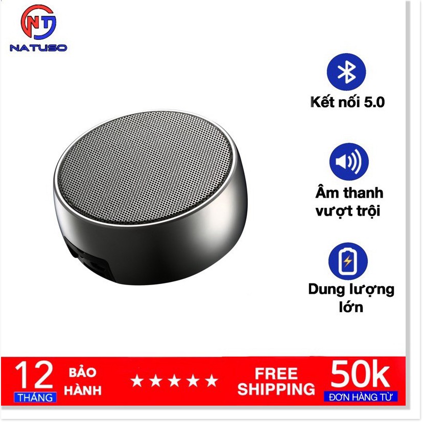 LOA BLUETOOTH CẦM TAY MINI BS01 ĐA NĂNG VỎ NHÔM CAO CẤP ÂM BASS CỰC HAY THIẾT KẾ SANG TRỌNG NHỎ GỌN CẮM THẺ NHỚ CỒNG 3.5