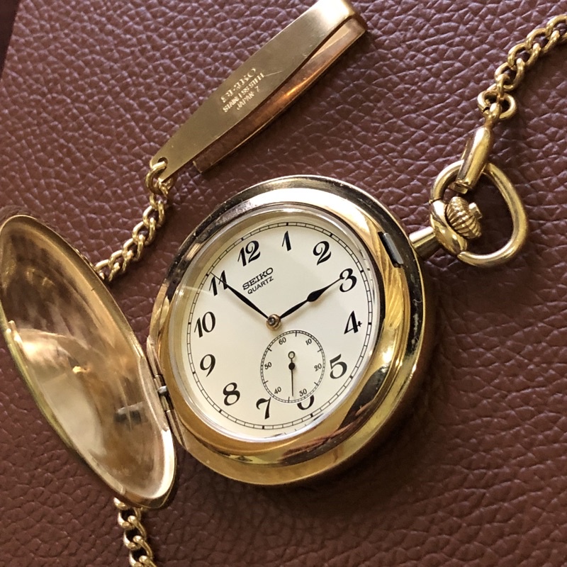 Đồng hồ nam nữ quýt vàng kim rốn thương hiệu seiko nhật bản vỏ kim loại