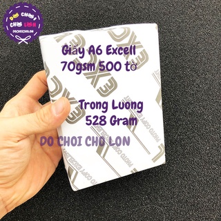 Giấy a6 excell 70gsm 500 tờ 528 gram - giấy in tem vận chuyển