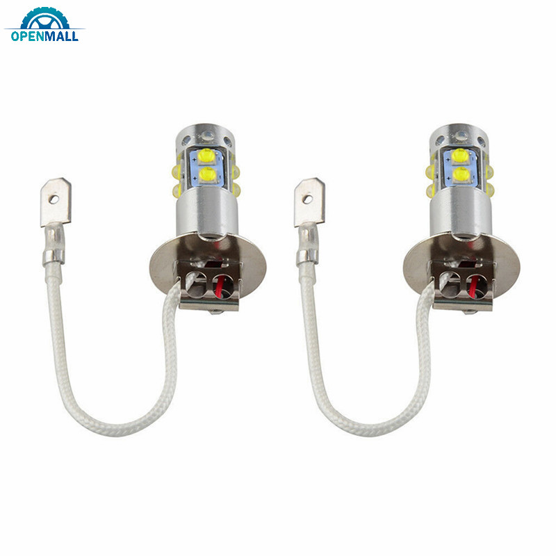 Set 2 Đèn Pha H1 Cob Led 50w Cho Xe Hơi
