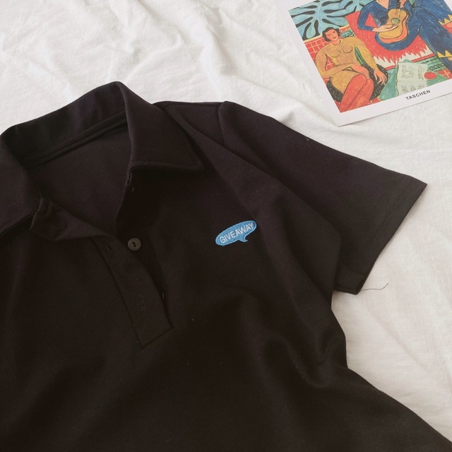 Đầm suông cổ polo có thêu logo🍓 | BigBuy360 - bigbuy360.vn