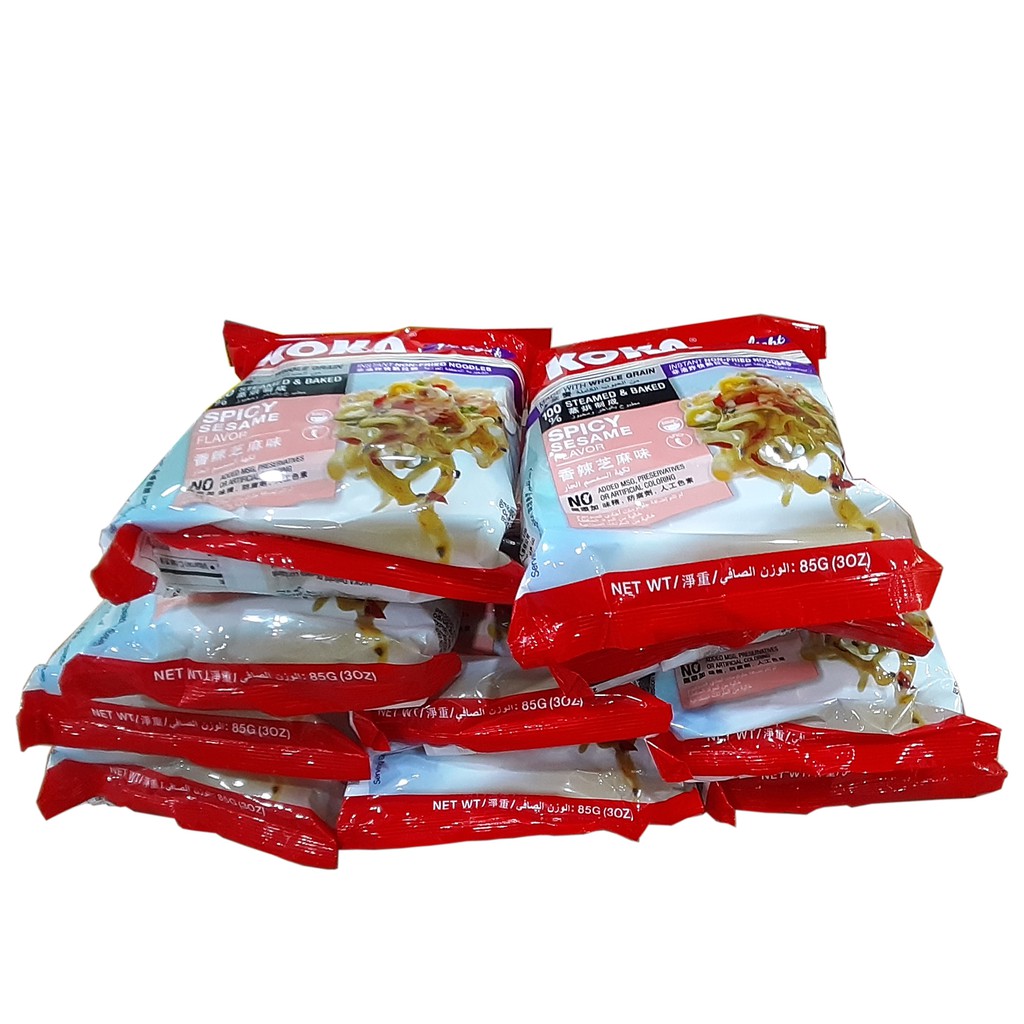 [COMBO] 10 gói KOKA hạt mè| Mì KOKA nhập khẩu từ Singapore| Mì không chiên, không chất bảo quản