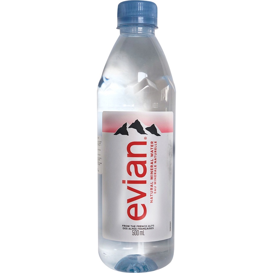 [HCM] Thùng Nước Khoáng Evian 500ml (24 chai)