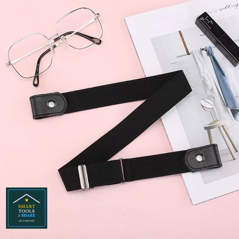 Thắt Lưng Lười Dây Thun Có Nút Bấm Điều Chỉnh Lưng Quần Jeans, Quần Ống Rộng Phong Cách Hiện Đại, Trẻ Trung