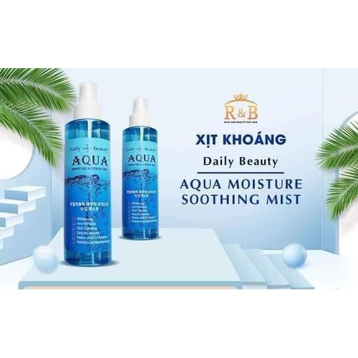 Xịt khoáng Aqua nhập khẩu Hàn Quốc R&B, cấp ẩm tức thì cho làn da cần nước | BigBuy360 - bigbuy360.vn