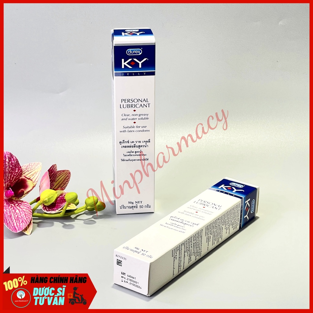 Gel Bôi Trơn DUREX K-Y Jelly 50g - Minpharmacy