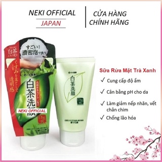 Sữa Rửa Mặt Trà Xanh ROHTO Shirochasou Nhật Bản - 120g