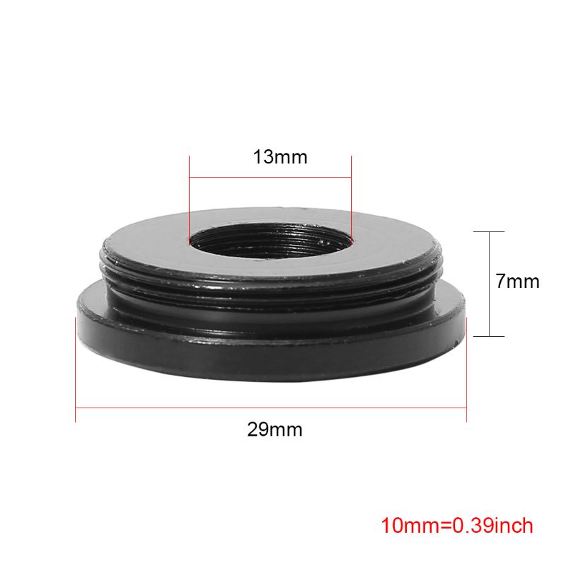 Bộ Chuyển Đổi Ống Kính CS Sang M12 Bằng Nhôm AHD CCD Màu Đen Cho Máy Ảnh