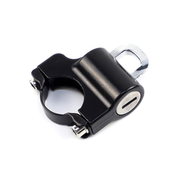 1 Bộ Khóa Chống Trộm Mũ Bảo Hiểm, Móc Treo Đồ Gắn Ghi Đông Xe Máy 22-26mm