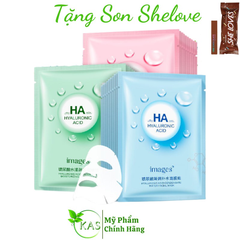 Mặt Nạ Giấy Dưỡng Da Cao Cấp Ngừa Mụn - Cấp Ẩm - Dưỡng Trắng - Sạch Nhờn - Thải Độc HA Images Chính Hãng Nội Địa Trung | Thế Giới Skin Care