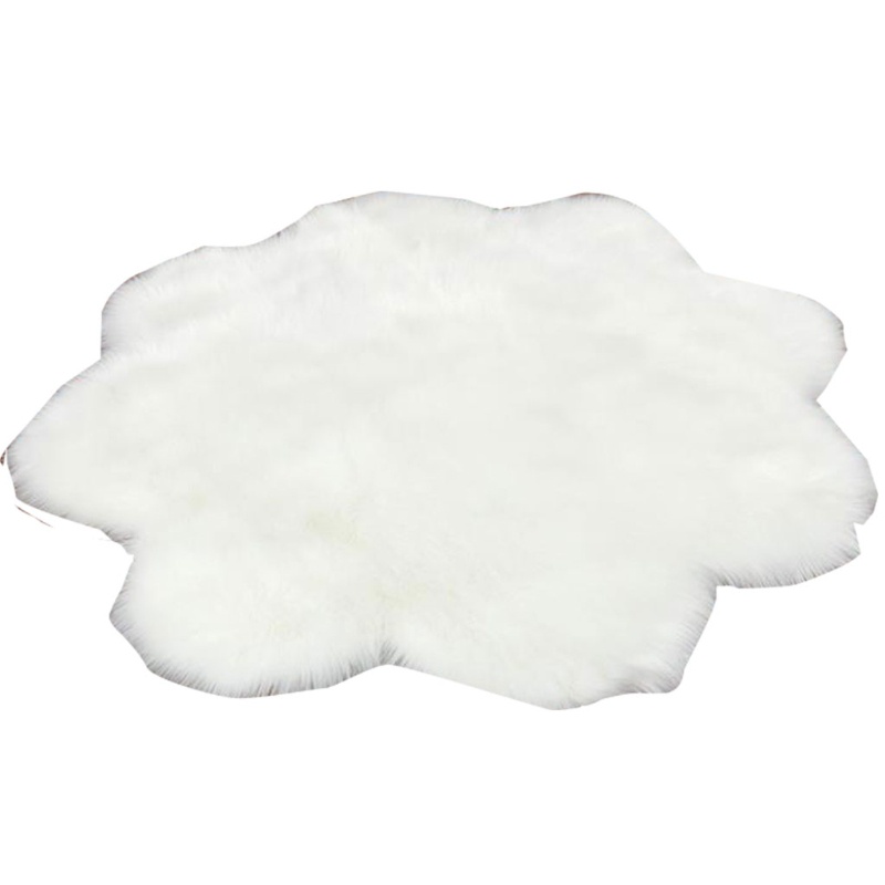 Thảm Lông Cừu Nhân Tạo Mềm Mại Trải Sàn Phòng Khách / Ngủ