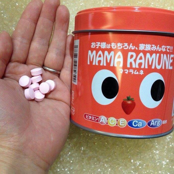 Kẹo Cho Trẻ Biếng Ăn Mama Ramune 200 Viên Nhật Bản