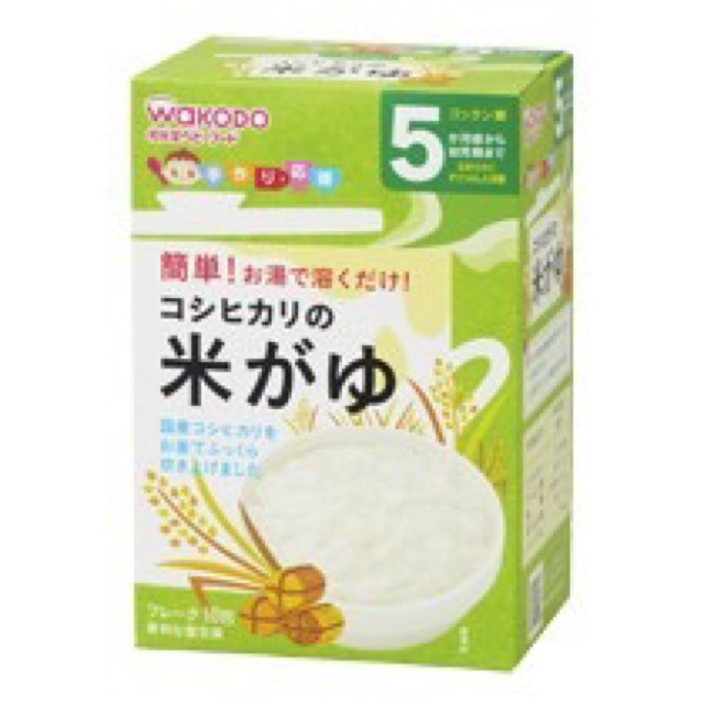 Bột, soup ăn dặm Wakodo - Nhật Bản date t3-8/2019