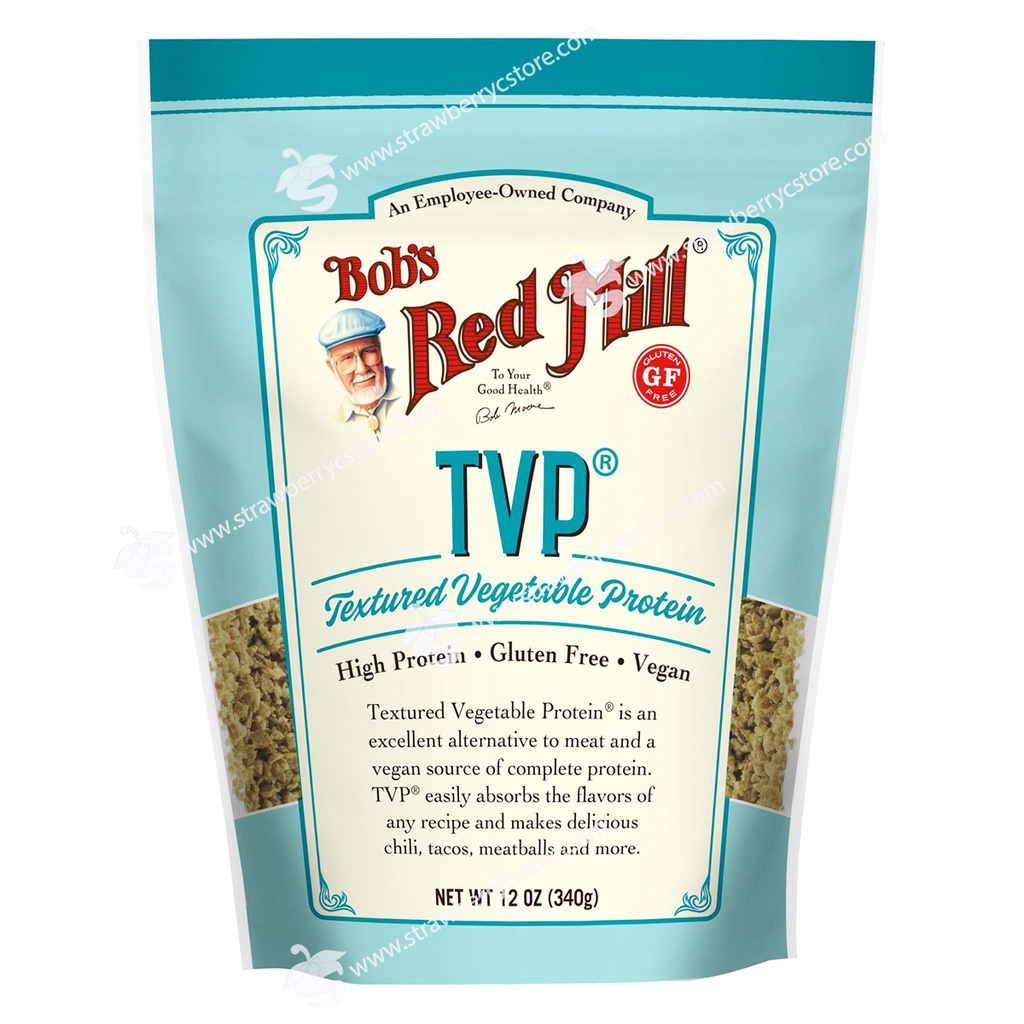 Đạm Thực Vật (Chay) Sấy Khô Bob's Red Mill TVP® (Textured Vegetable Protein), Gói 340g (12 Oz.)