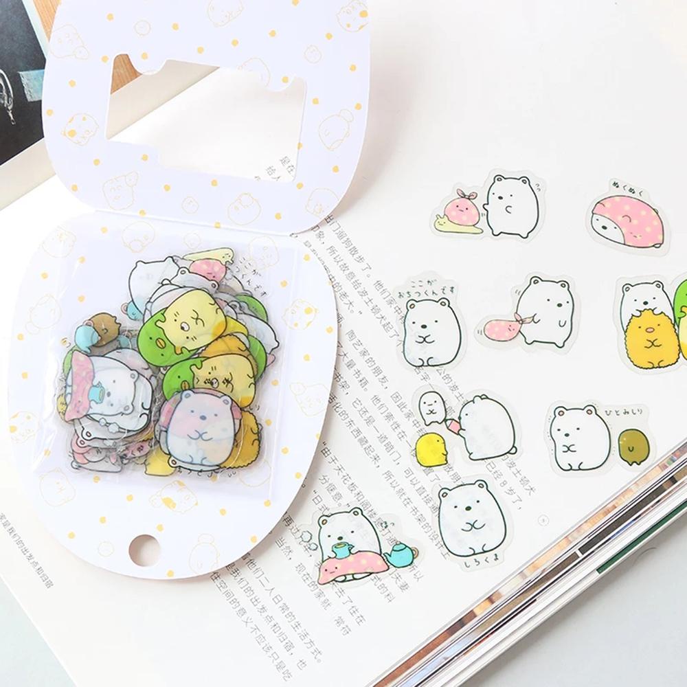 Túi 50 Hình Dán Hoạt Hình Đáng Yêu