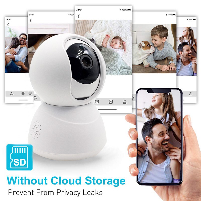 Camera thông minh Tuya Smart độ phân giải 2.0MP 1080P