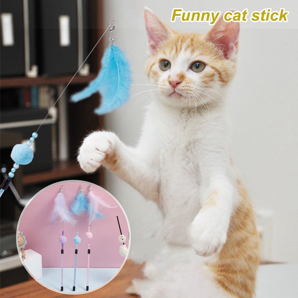 Đồ Chơi Lông Vũ Dễ Thương Dành Cho Mèo Cưng