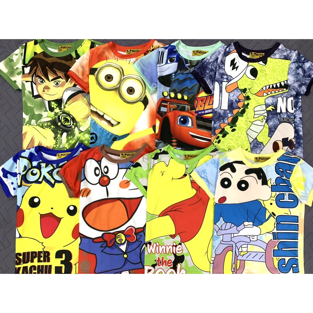 Đồ dài cho bé trai đồ bộ cho bé chất thun lạnh chính phẩm 3D loại 1 dày dặn không nhão vải 10-40kg Tomkids