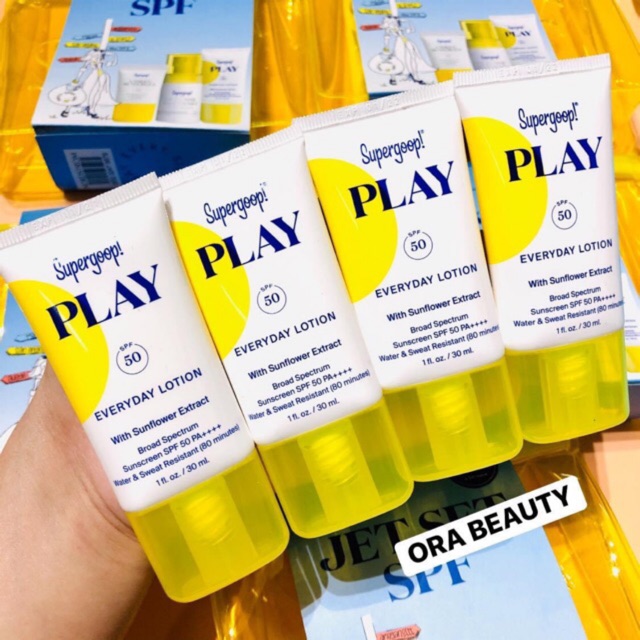 Kem chống nắng Supergoop PLAY Everyday Lotion SPF 50 with Sunflower Extract