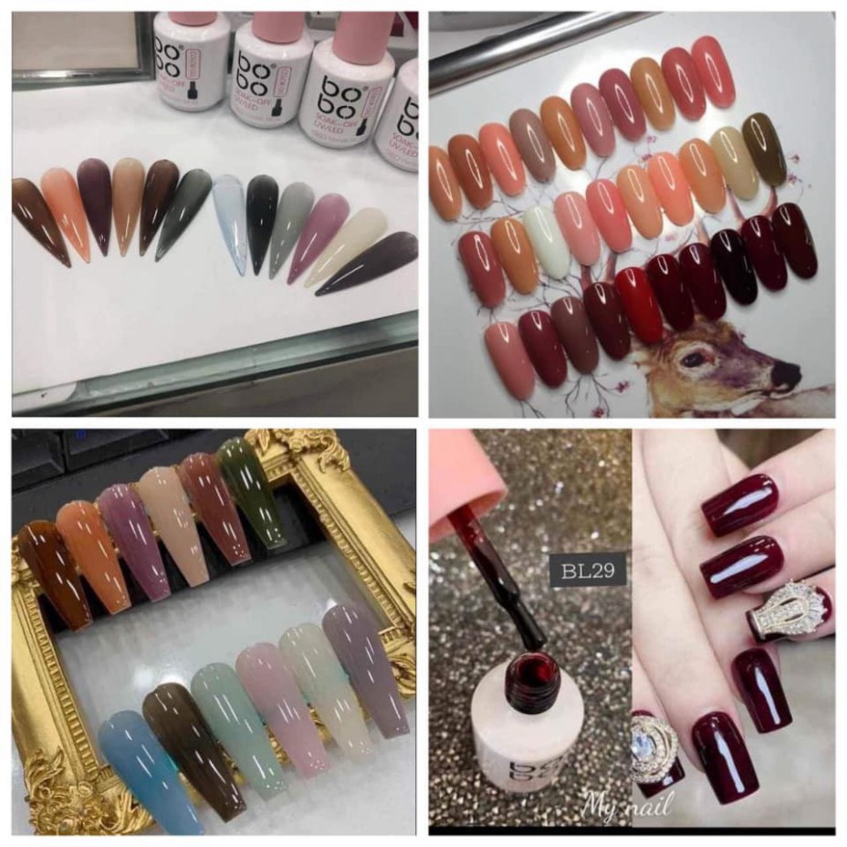 Set Sơn Gel Thạch Bobo 30 màu - chuẩn màu