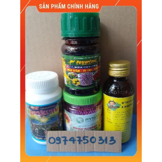 Combo bộ 4 loại phân thuốc chăm lan