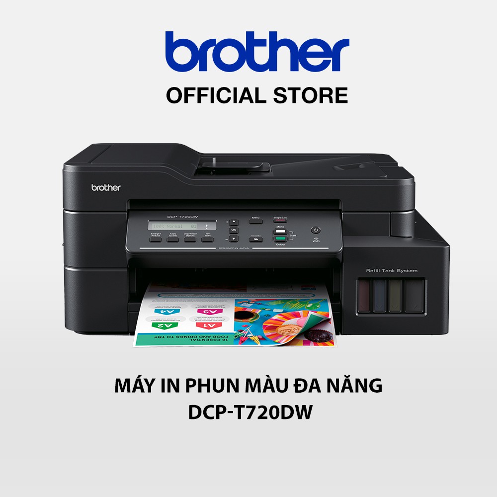 Máy in phun màu đa năng Brother DCP-T720DW