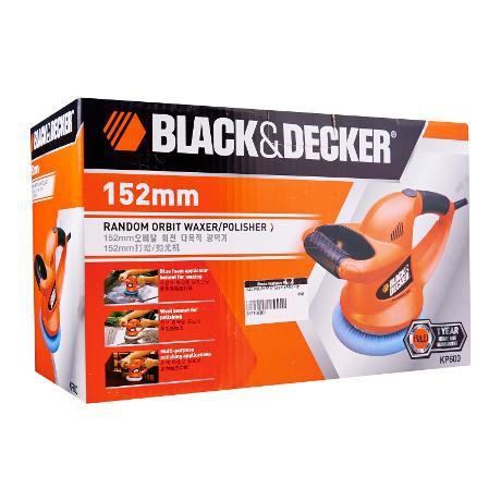 60W - 152MM Máy đánh bóng xe hơi Black+Decker + KÈM 2 miếng đánh bóng KP600-B1