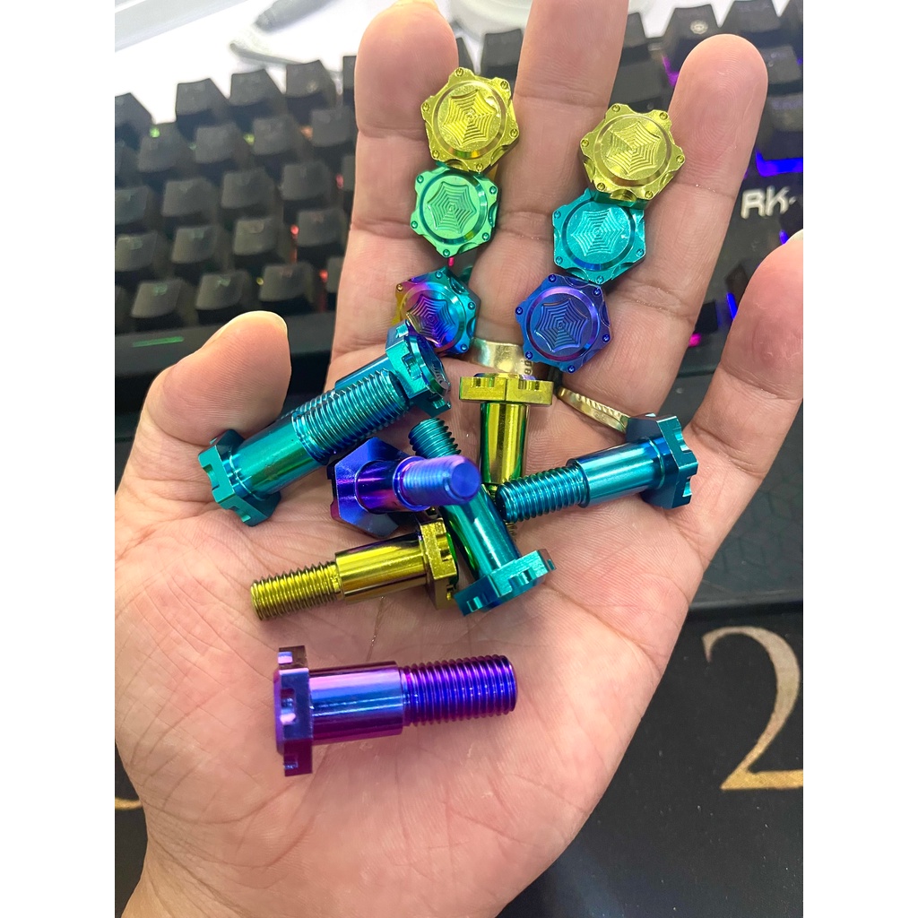 Ốc chân chống nghiêng 8li 10li cho xe honda và yamaha