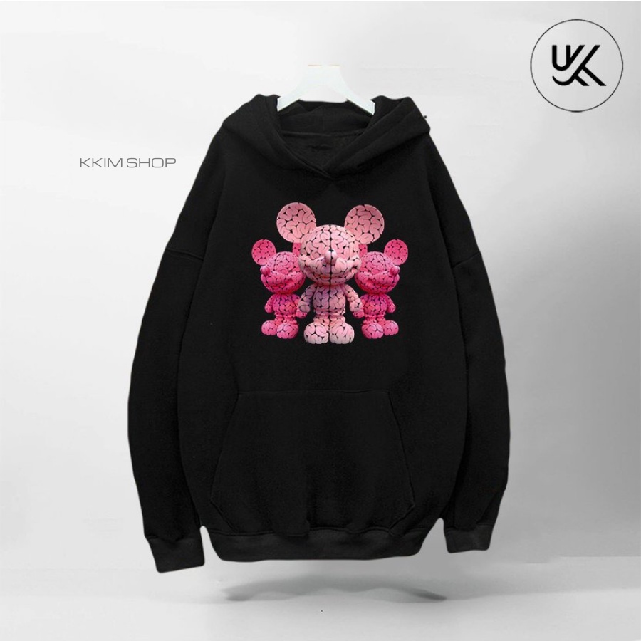 Áo Nỉ HOODIE RUGAL 5D XANH LÁ, Áo hoodie unisex nam nữ form rộng oversize chất liệu Nỉ bông cao cấp KKIM SHOP