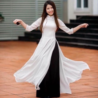 Bộ áo dài 4 tà kèm quần)