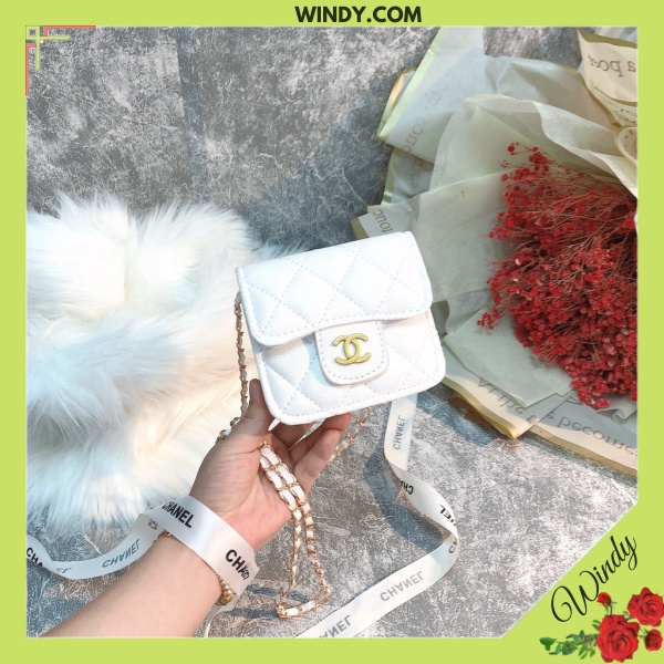 Túi Xách Nữ Đeo Chéo Mini Nhiều Ngăn Chất Da Mềm Trần Trám Size 12x10cm Windy.com