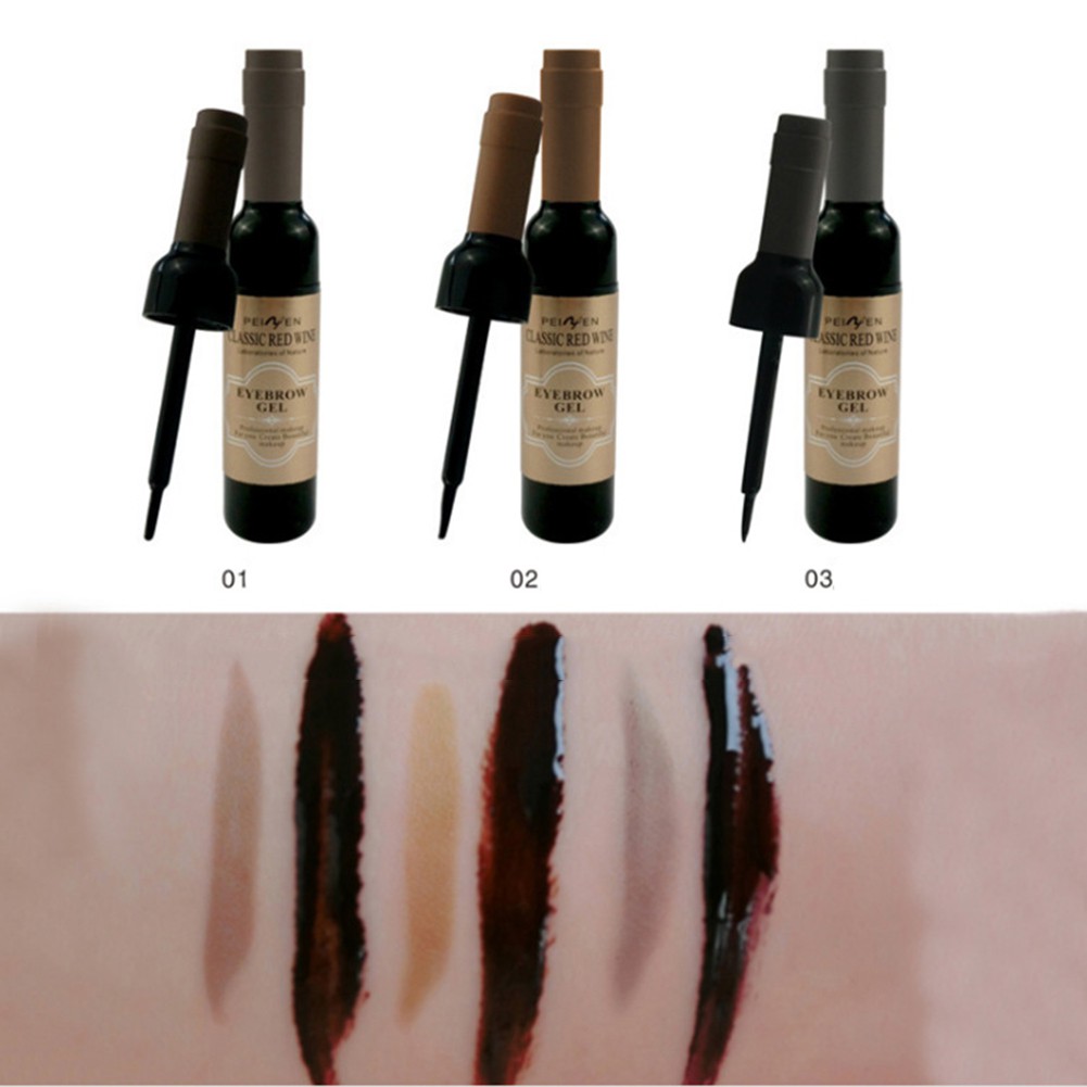 Hình dạng rượu vang Không lem Gel Thuốc nhuộm lông mày lâu dài không thấm nước Kem trang điểm lông mày | BigBuy360 - bigbuy360.vn