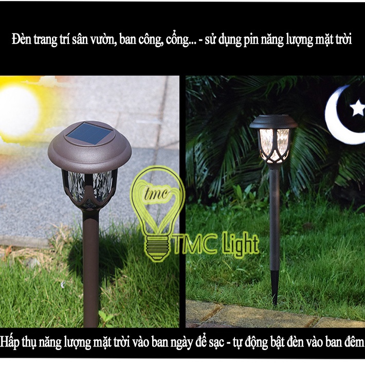 Đèn sân vườn, đèn led năng lượng mặt trời TMC Store T42 - Trang trí ban công, tầng thượng cực chill