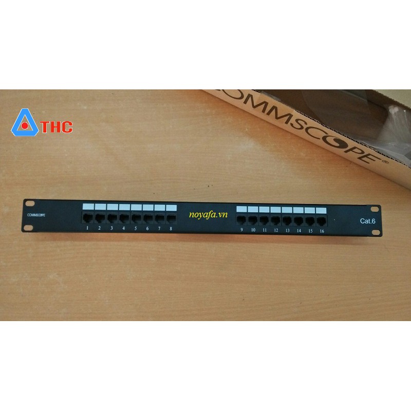 Patch Panel Commscope Cat6 16 port mã 1375016-2