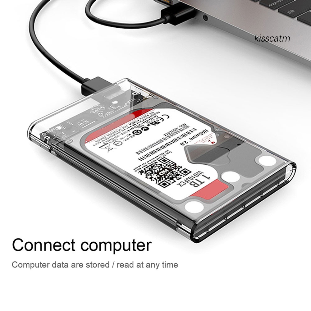 Hộp Đựng Ổ Cứng Trong Suốt Sata3 Sang Usb 3.0 | BigBuy360 - bigbuy360.vn