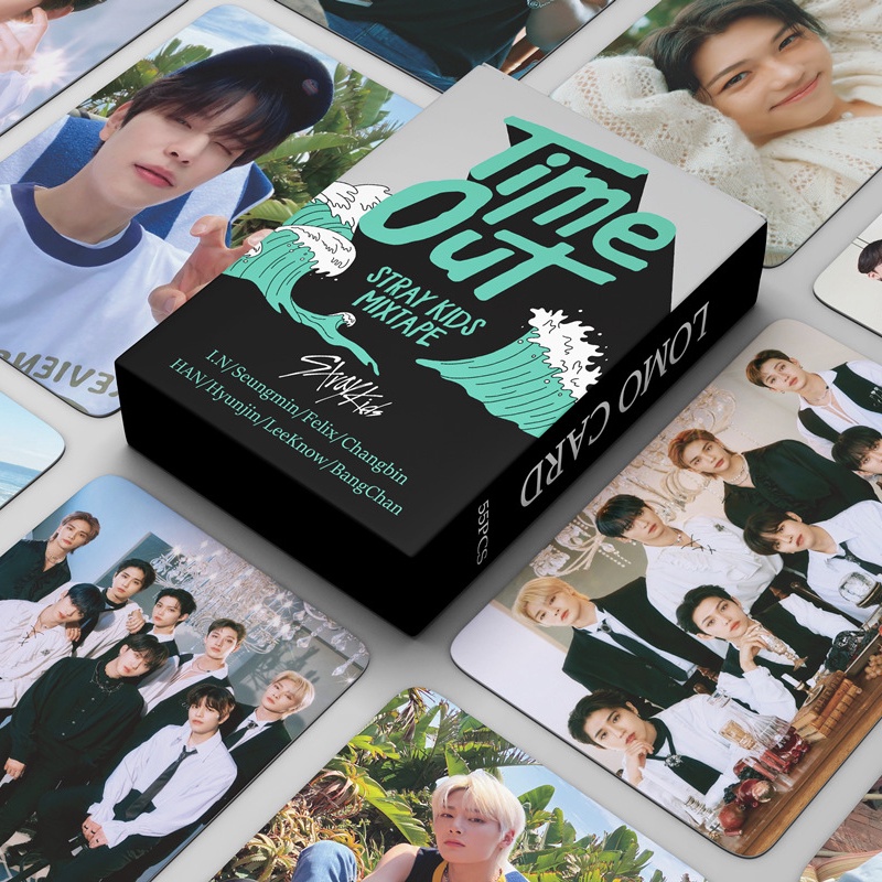 Hộp 55 Ảnh LOMO Card Nhóm Nhạc Stray kids