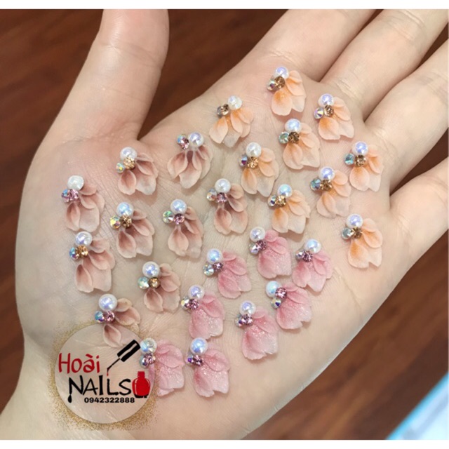 Hoa góc nhỏ xinh gắn móng( 1b)- Phụ kiện Nail Giá Rẻ