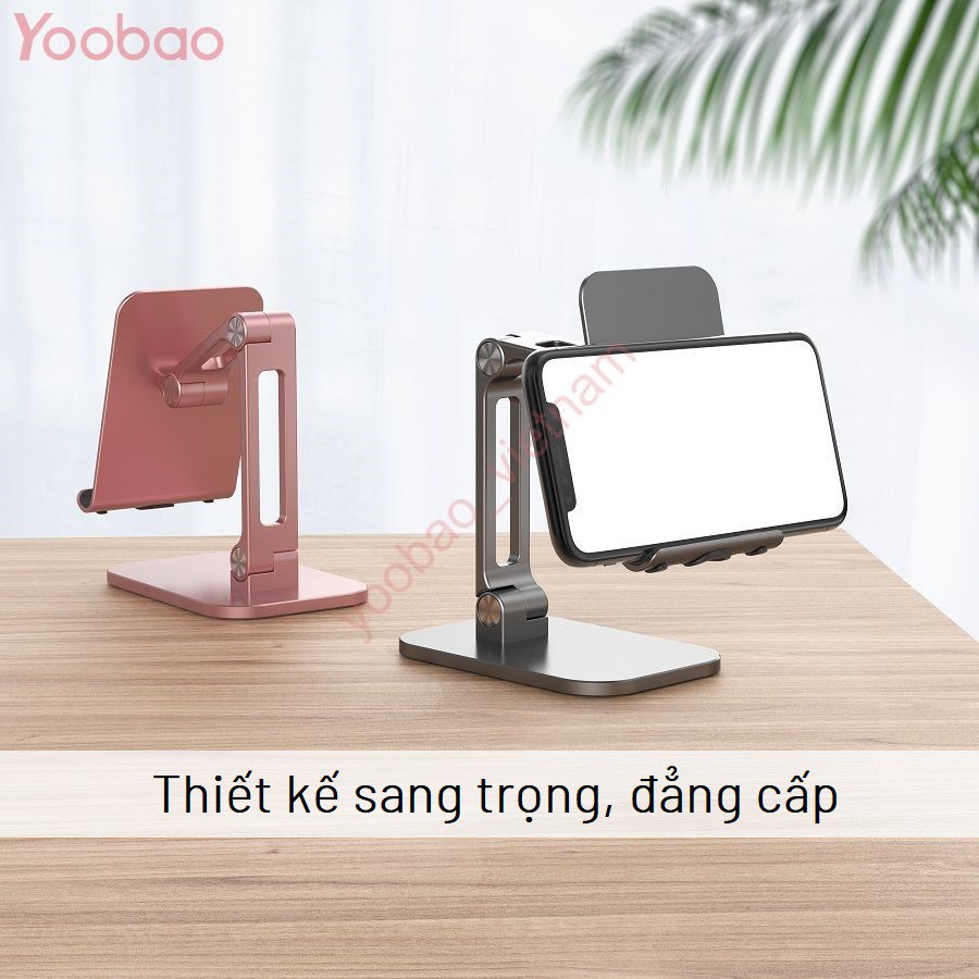 Giá Đỡ Điện Thoại Bằng Hợp Kim Nhôm Cao Cấp Siêu Bền - YOOBAO B2L