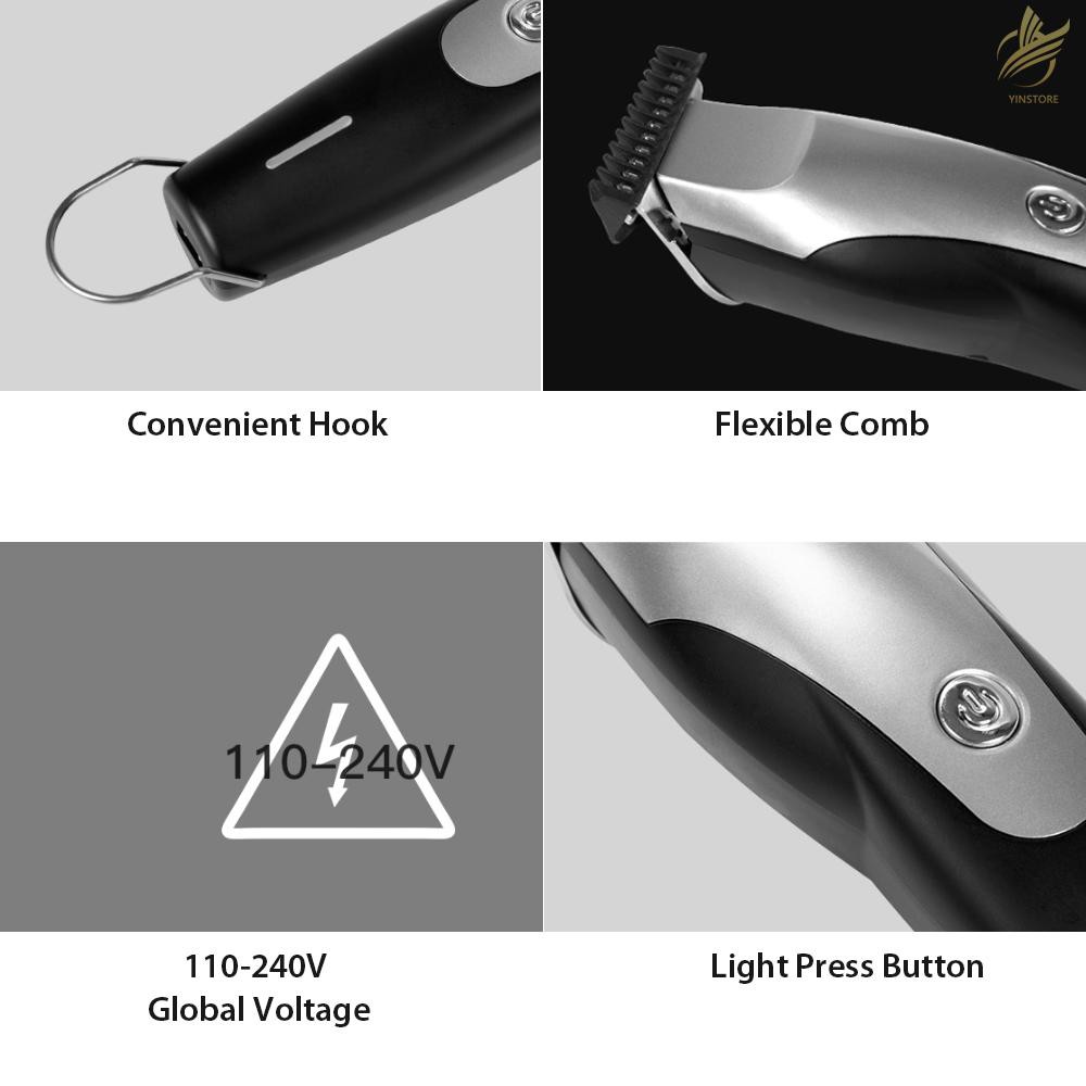 Tông đơ cắt tóc điện tử XIAOMI ENCHEN Hummingbird sạc USB kèm 3 lược chải tiện lợi