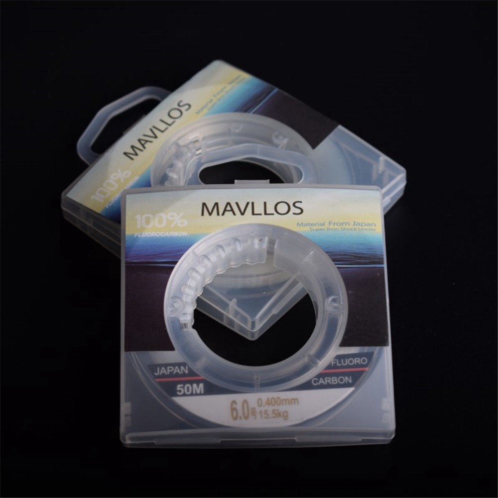 Mavllos Cuộn dây câu cá chuyên nghiệp Mavllos dài 50m cỡ 0.1-0.5mm tùy chọn tiện dụng